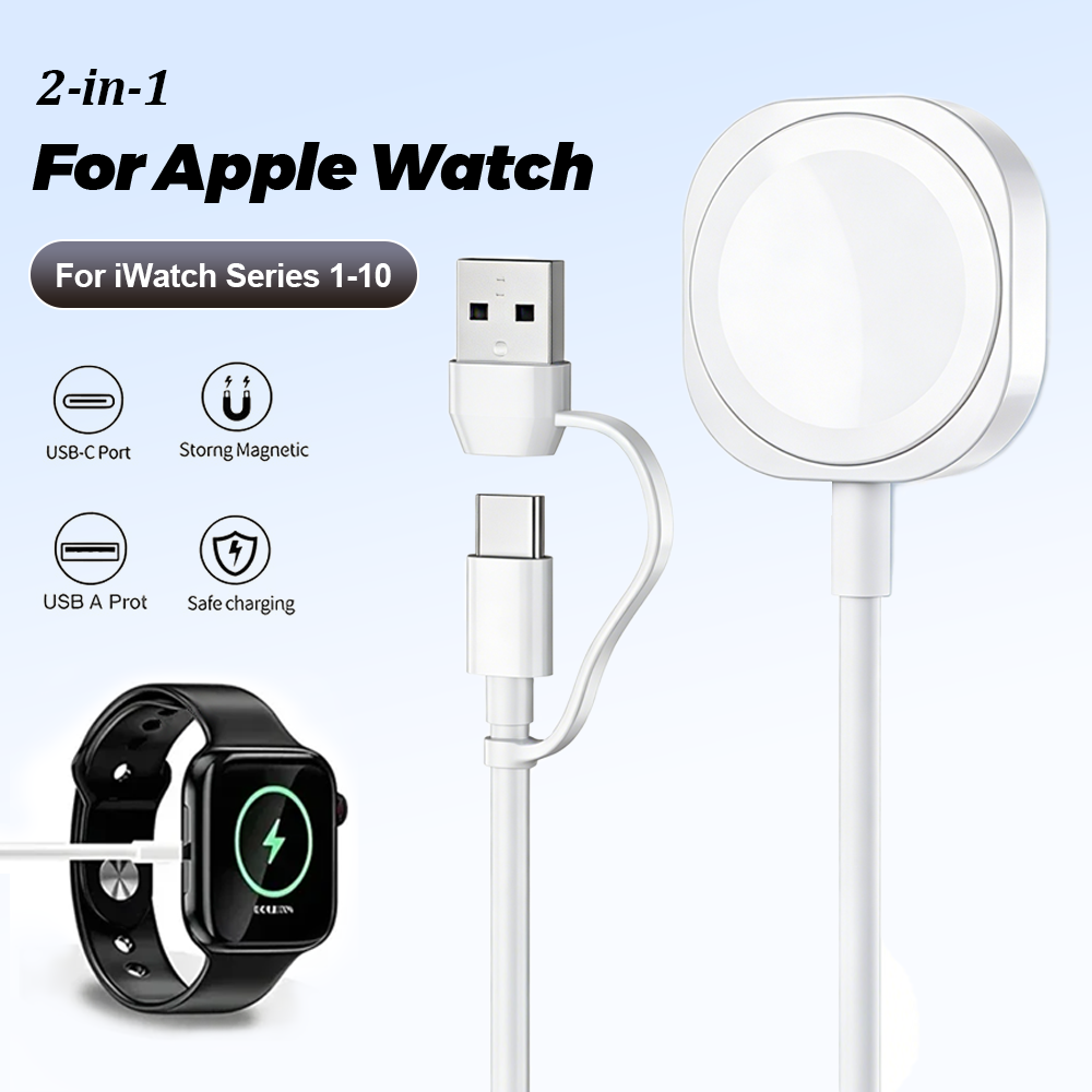 Magnetic Charging Cable - สายชาร์จแม่เหล็กไร้สาย 2 in 1 แบบ USB