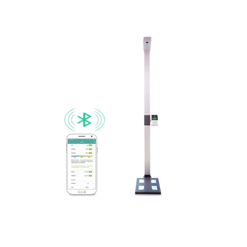 Body Fat Scale Smart - เครื่องชั่งน้ำหนักดิจิตอลวิเคราะห์ไขมันในร่างกายแบบปรับได้ รองรับน้ำหนัก 200 กก. พร้อมฟังก์ชั่นวัดส่วนสูง