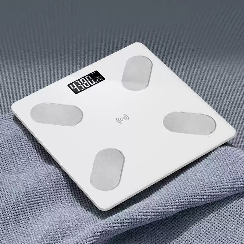 Body Fat Scale Smart - เครื่องชั่งน้ำหนักไขมันในร่างกาย เครื่องชั่งน้ำหนักดิจิตอลไร้สายอัจฉริยะ เครื่องวิเคราะห์องค์ประกอบของร่างกาย พร้อมแอพสมาร์ทโฟน รองรับบลูทูธ