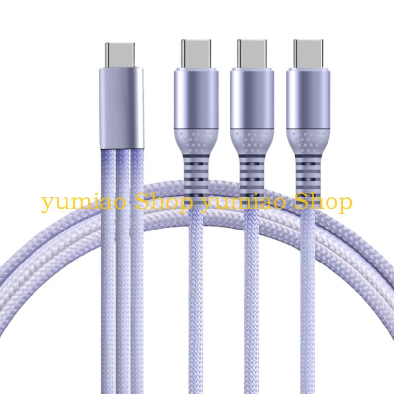 587B ไนลอนถัก 3 พอร์ตประเภท C  - Electronics And Gadgets C บทวิจารณ์และราคา