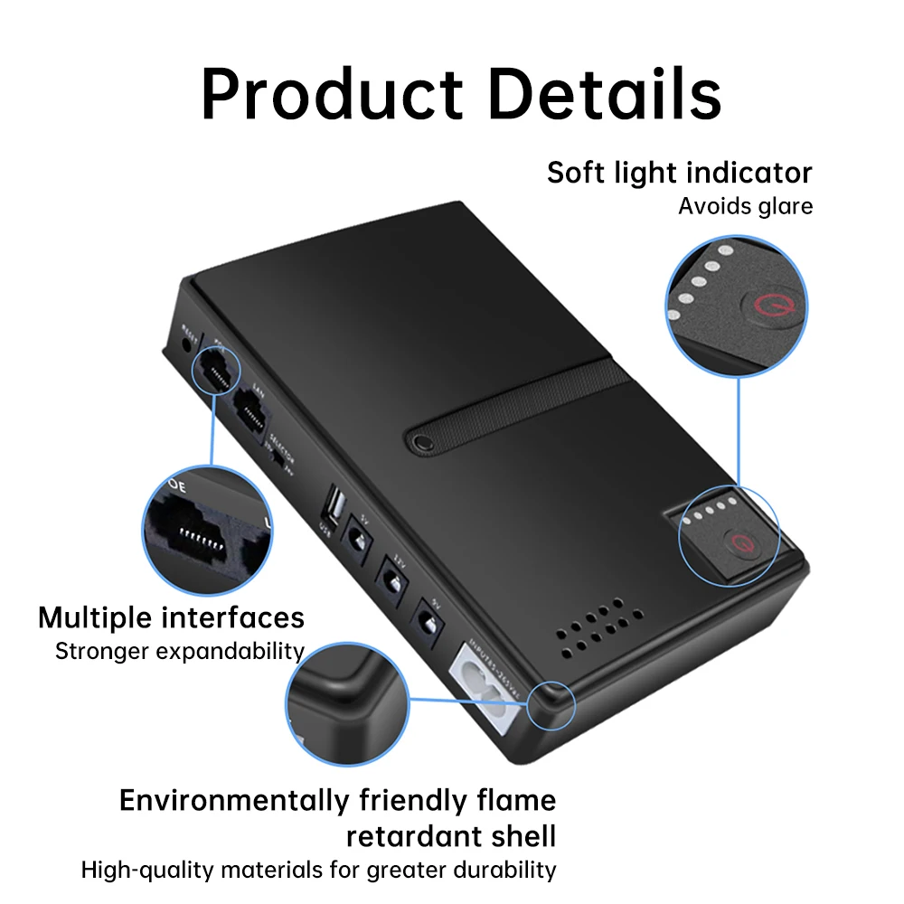 เครื่องสำรองไฟ UPS ขนาดเล็กสำห - Portable Wifi Hotspot บทวิจารณ์และราคา