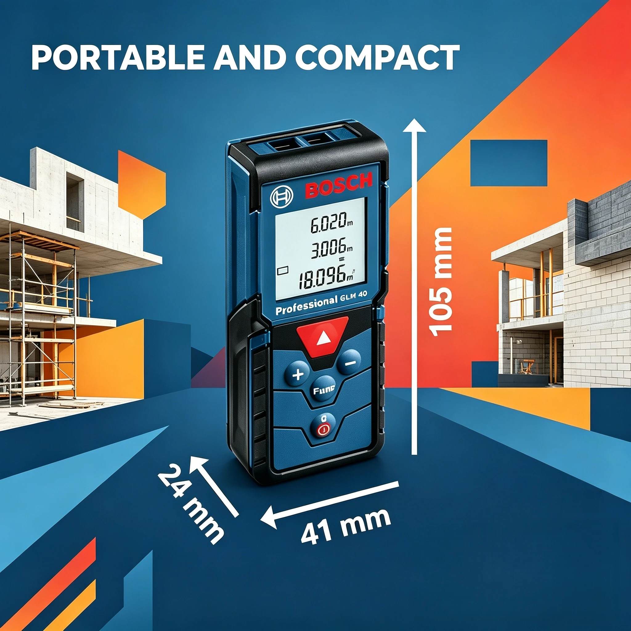 BOSCH GLM 4000 เครื่องวัดระยะด - Laser Distance Measure บทวิจารณ์และราคา