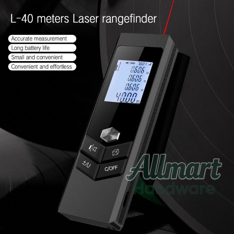 เครื่องวัดระยะเลเซอร์แบบมือถือ - Laser Distance Measure บทวิจารณ์และราคา