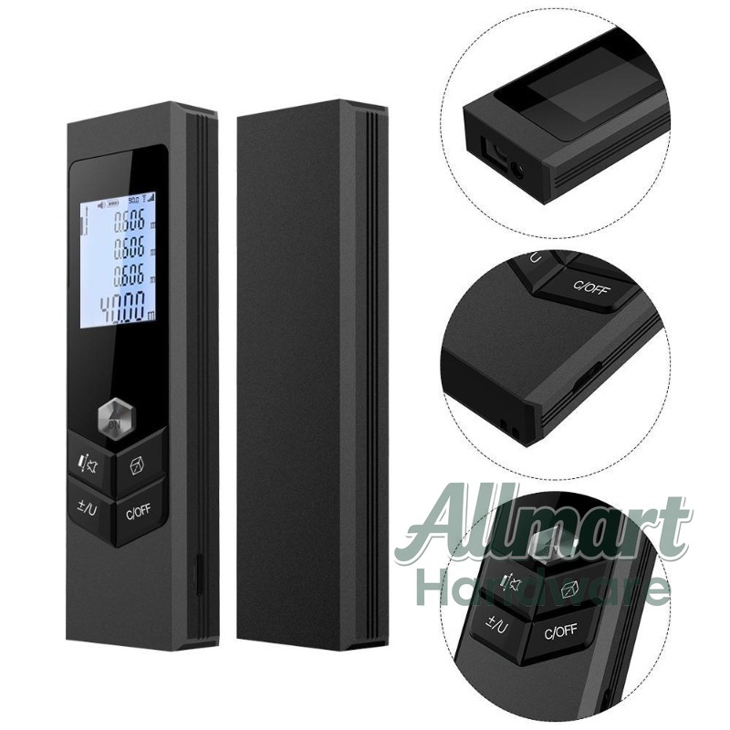 เครื่องวัดระยะเลเซอร์แบบมือถือ - Laser Distance Measure บทวิจารณ์และราคา